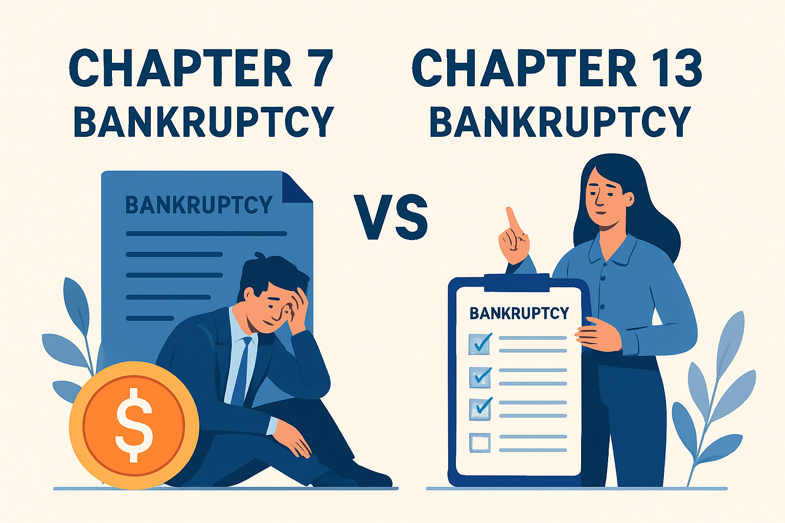 Comparing Chapter 7 and Chapter 13 Bankruptcy